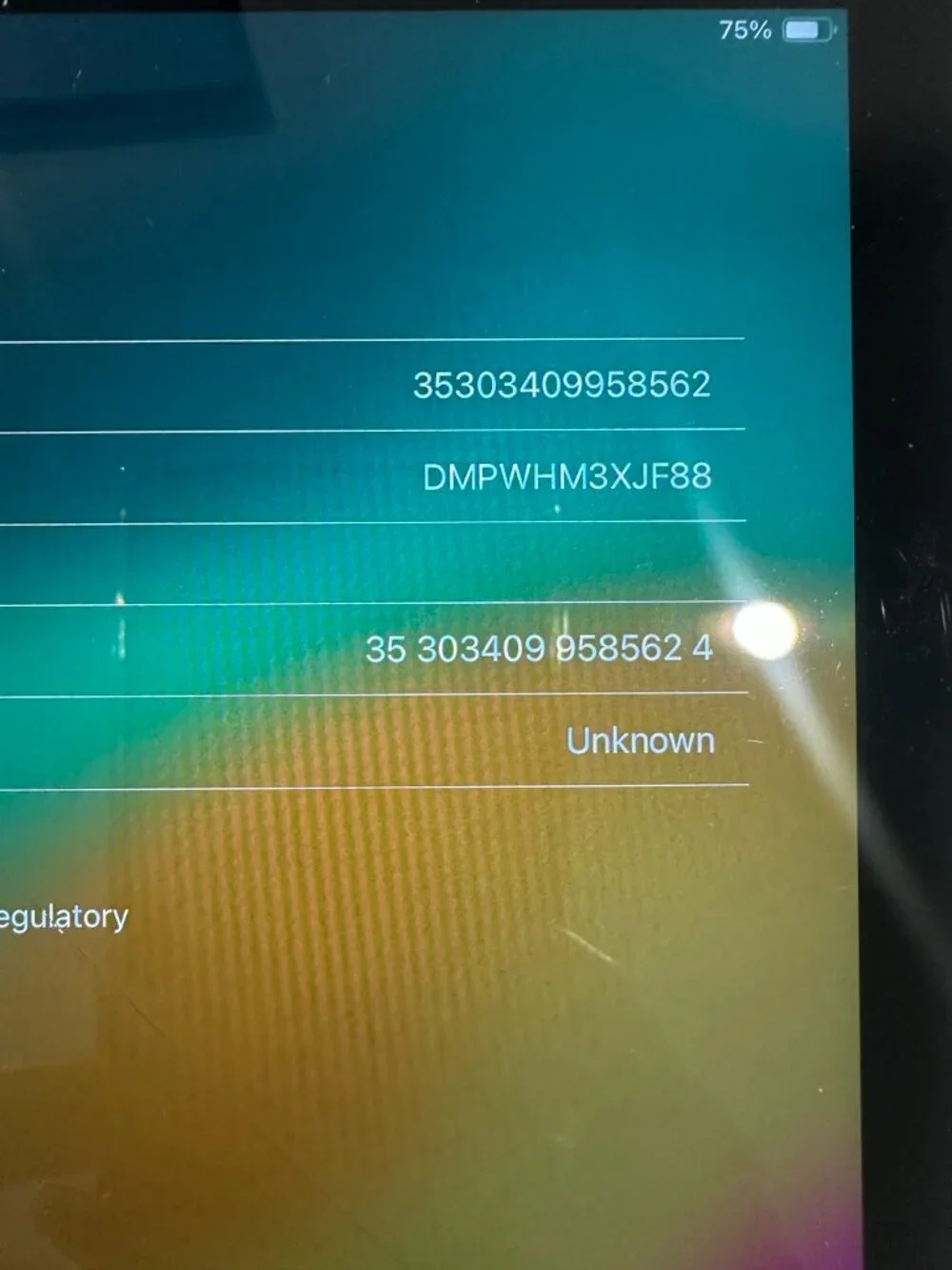 Apple iPad 6th Gen 32GB Cellular Black (#9 BC)
